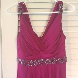 CACHET PURPLE GOWN